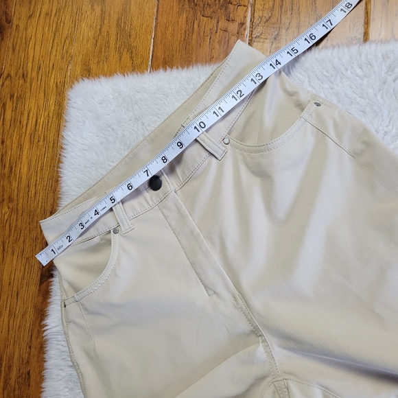 Lululemon City Sleek Slim-Fit 5 Pocket High-Rise Pant Women's 4 Tan 7/8 Golf - Picture 7 of 7